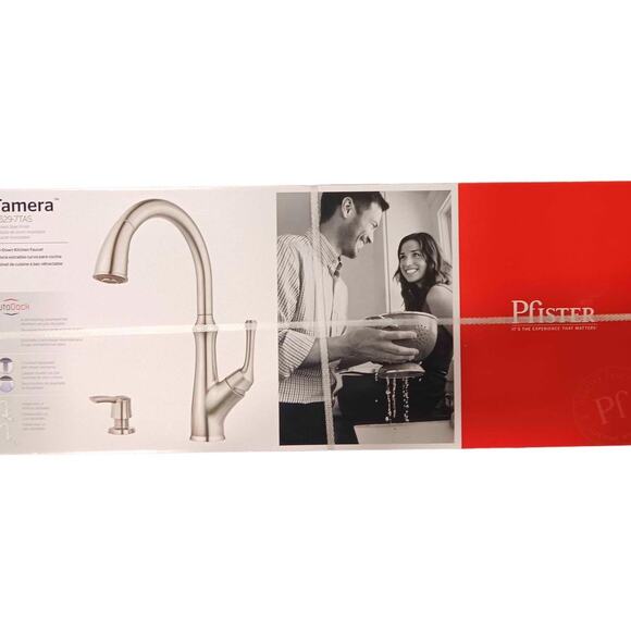 Pfister Tamera 1-handle Pulldown Faucet & Soap Dispenser, Stainless Steel Finish - Picture 1 of 5